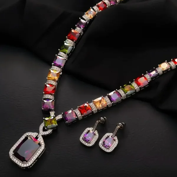 Multi color zircon set